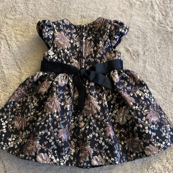 Bonnie Baby Floral Special Occasion Dress, size 18 months Excellent Condition - Picture 6 of 6